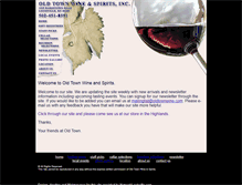 Tablet Screenshot of oldtownwine.com